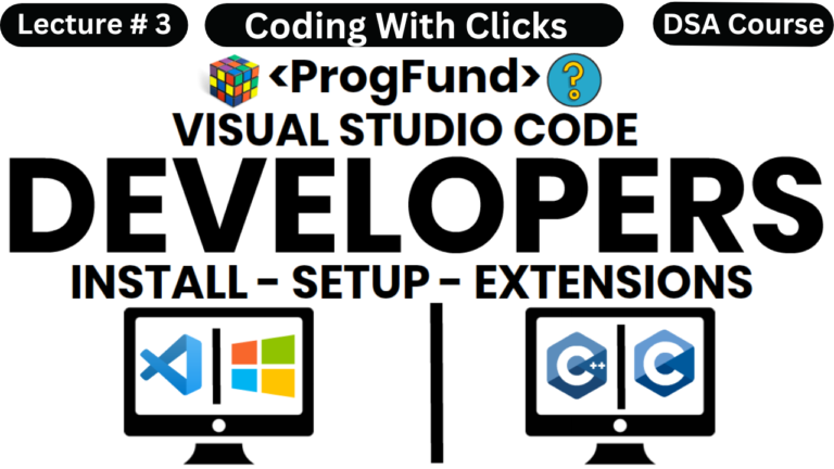 Complete VS Code Installation & C/C++ Setup with MinGW – Coding With Clicks