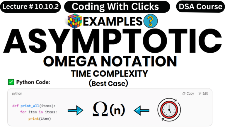 Omega Notation in Algorithm Analysis – Omega Notation Examples – Omega Notation Problems