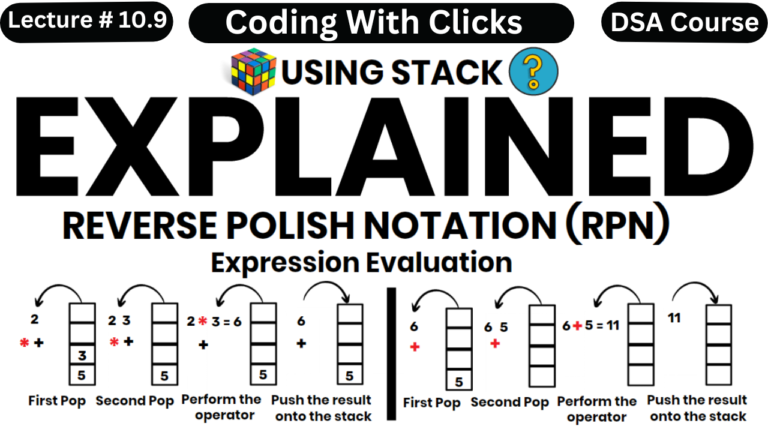 Reverse Polish Notation (RPN) – Reverse Polish Notation using stack – Reverse Polish Notation in Data Structure